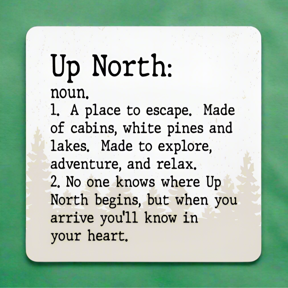 Up North - Definition Sticker