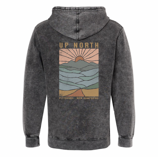 Up North Horizon - Mineral Wash Hoodie