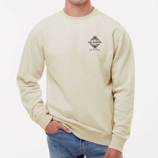 LOST On Purpose - Pigment Dyed Crew - Ivory
