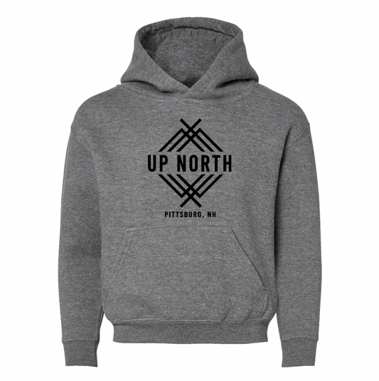 Up North Youth Logo Hoodie - Grey