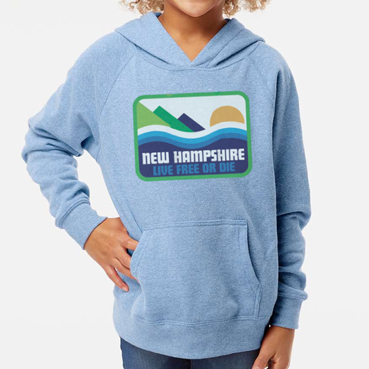 YOUTH New Hampshire Pata Hoodie - Blue