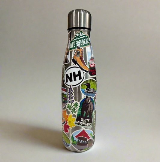 NH Sticker Art Water Bottle