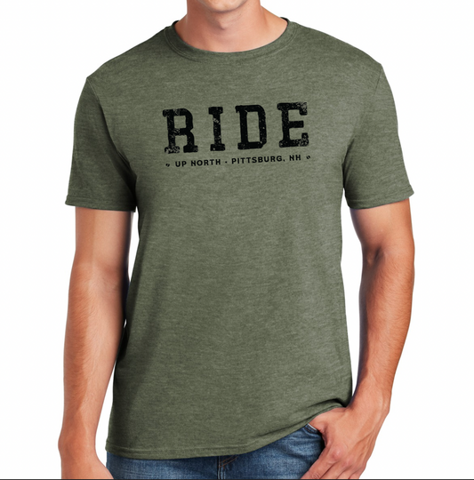 RIDE 3.0 SS Tee - Olive Heather