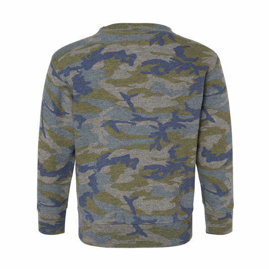 Up North Logo Toddler Crew - Camo