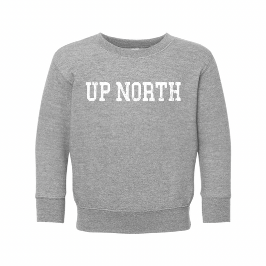 Up North Type - Toddler Crew - Grey