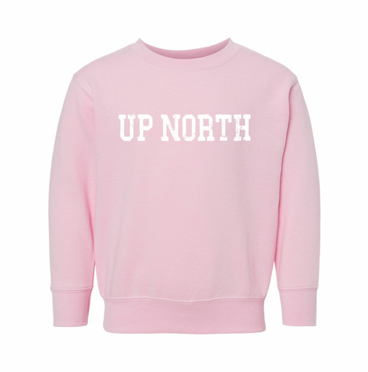 Up North Type - Toddler Crew - Pink