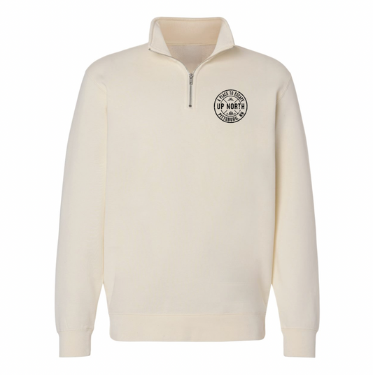 A Place to Escape 1/4 Zip - Ivory