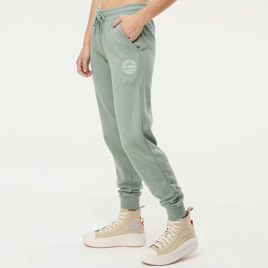 Circle Logo Ladies Jogger- Sage