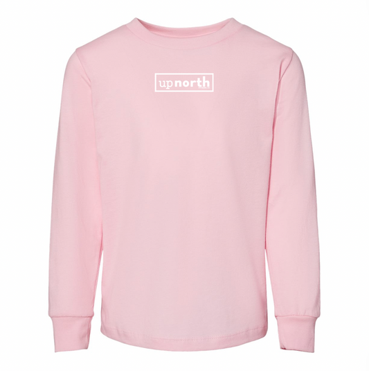 Toddler Rectangle Logo LS - Pink