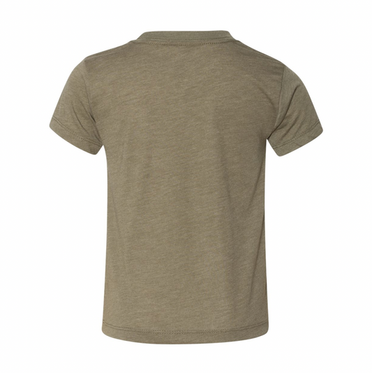 Toddler  Logo Tee - Olive Heather