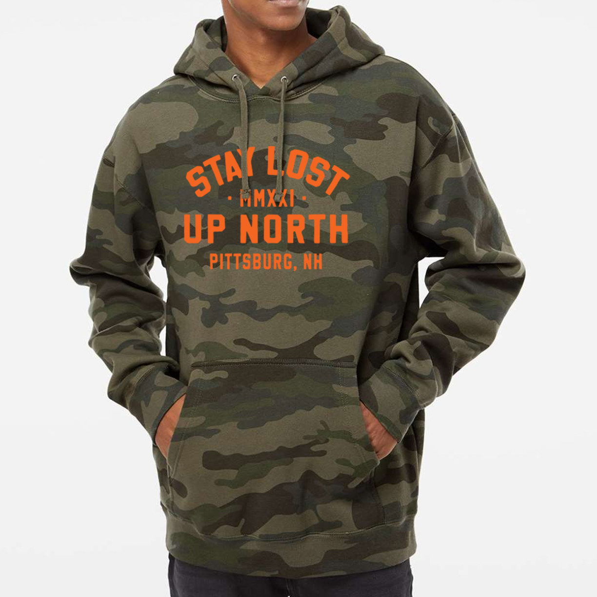 Stay Lost Hoodie - Forest Camo