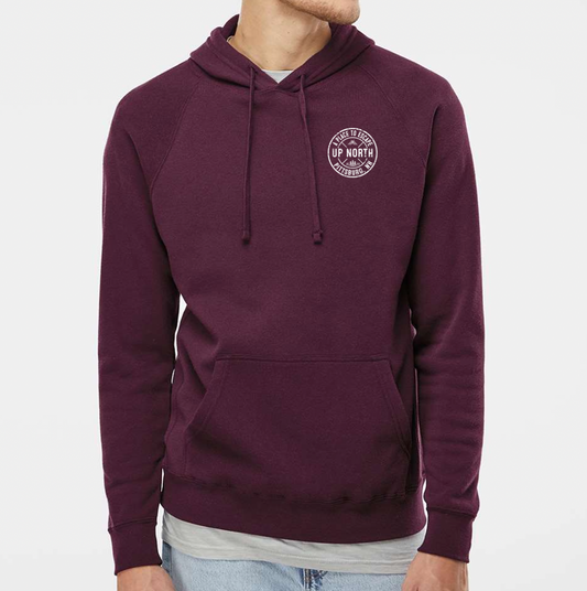 Circle Logo Hoodie - Maroon
