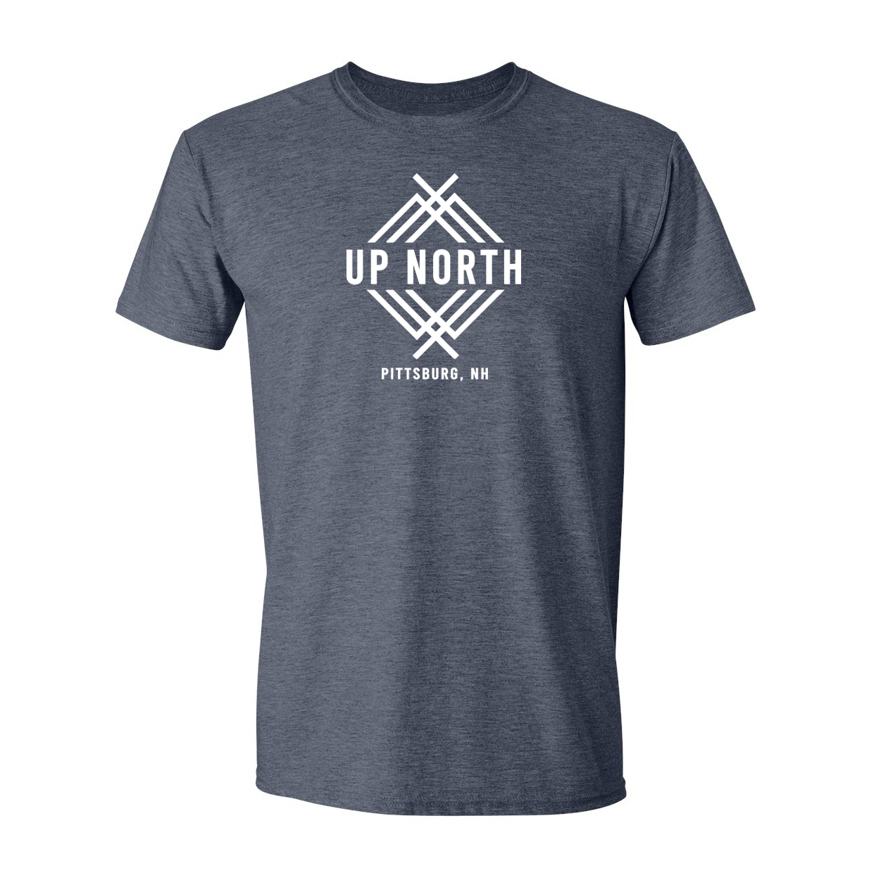 Up North Logo Tee - Navy Heather