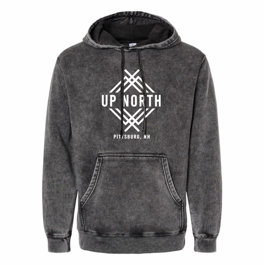 Up North Logo - Mineral Wash Hoodie