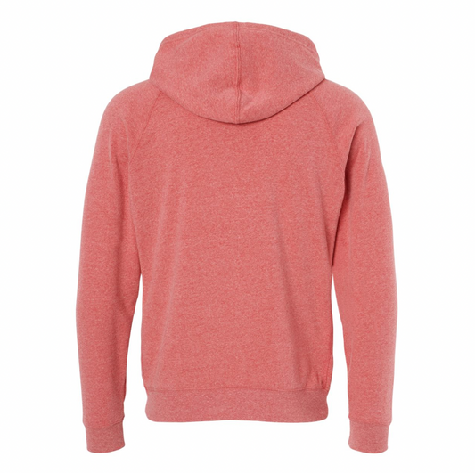 Up North Elevated Logo Hoodie - Washed Coral Red