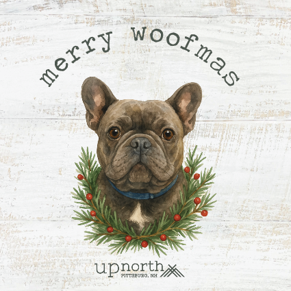 Merry Woofmas "Marcel" Wooden Ornament