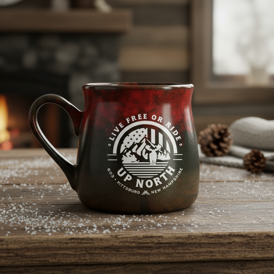 16oz Tavern Mug - Live Free or Ride