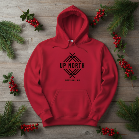 Up North Logo Hoodie - Red