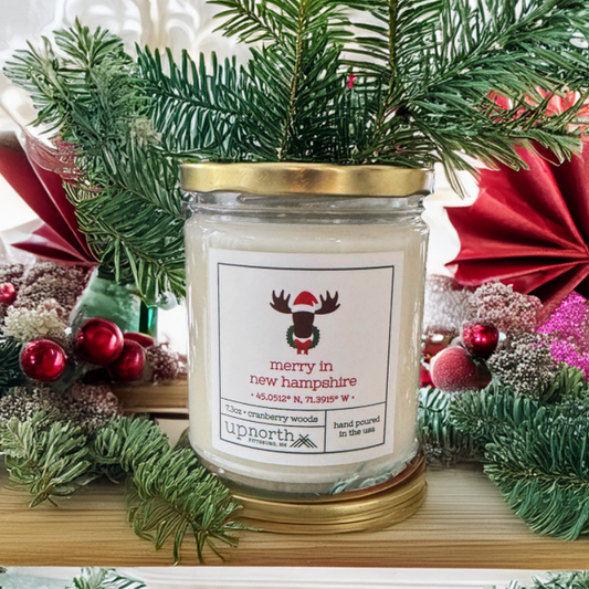Merry in NH Candle