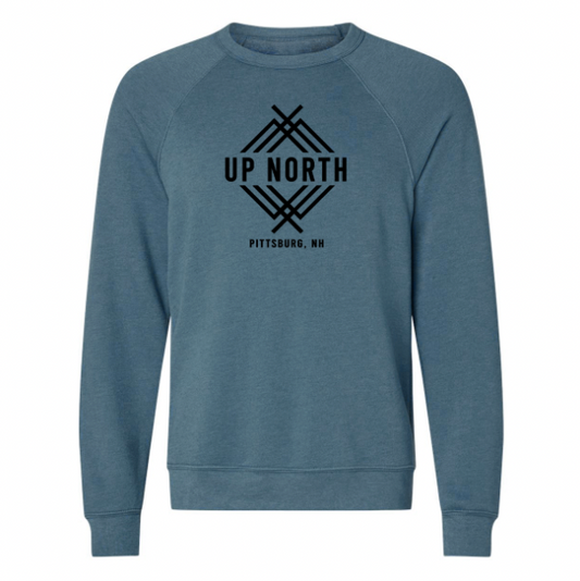 Up North Elevated Logo Crew - Washed Blue