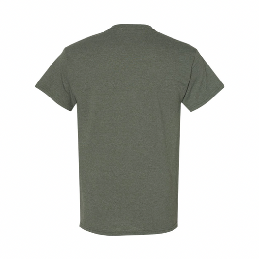 Up North Logo Tee - Military Green Htr