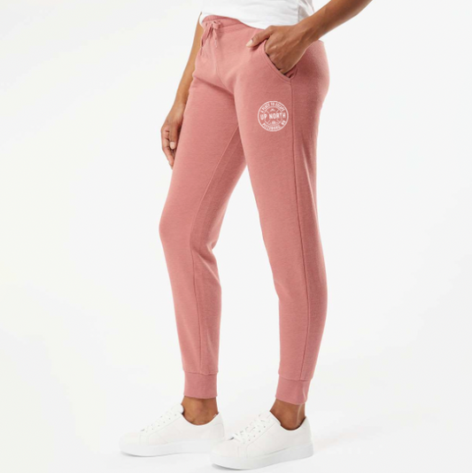 Circle Logo Ladies Jogger- Mauve