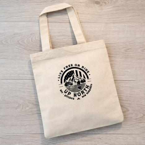 Live Free Or Ride - Sm Canvas Tote