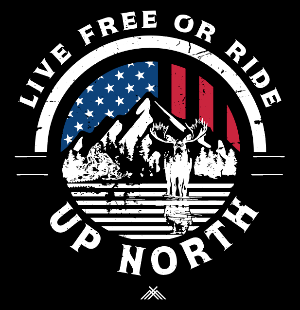 Live Free or RIDE - YOUTH Snowmobile Hoodie