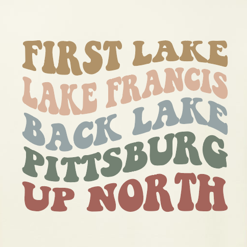 Favorite Lakes Crewneck Fleece