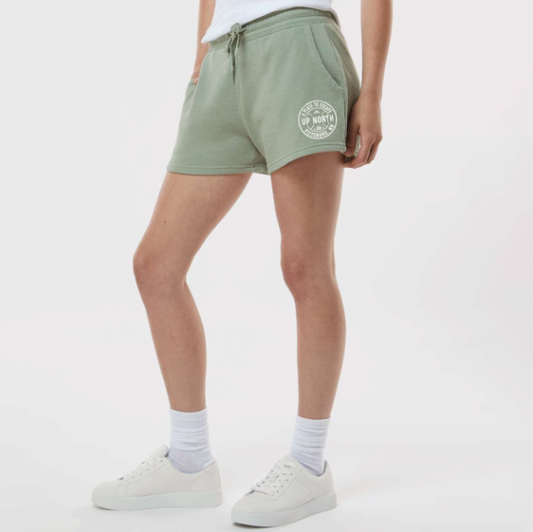 Circle Logo Ladies Short - Sage