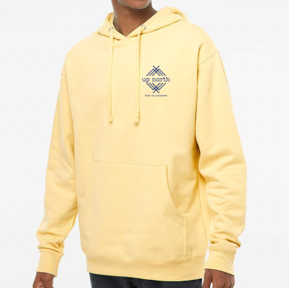 LOST On Purpose - Midweight Hoodie - Soft Yellow
