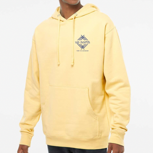LOST On Purpose - Midweight Hoodie - Soft Yellow