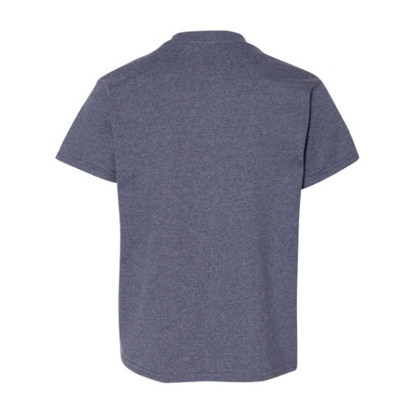 YOUTH Logo Tee - Navy Heather