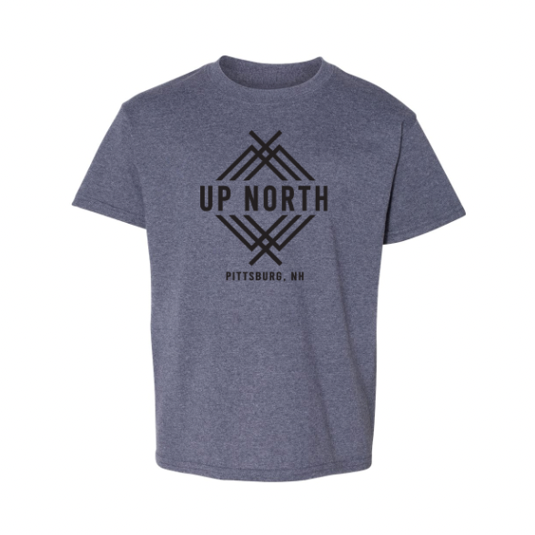 YOUTH Logo Tee - Navy Heather