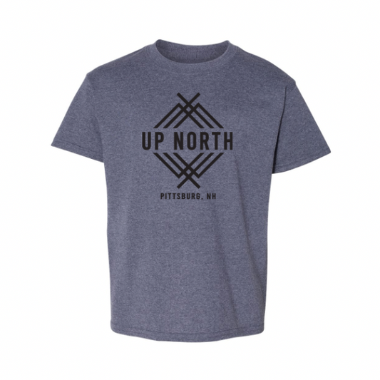 YOUTH Logo Tee - Navy Heather