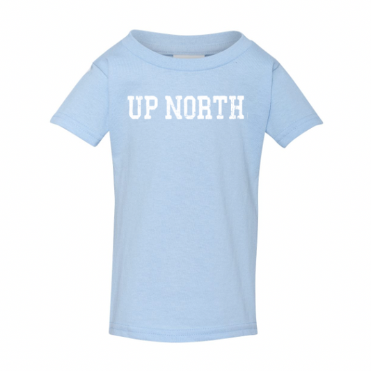 Up North Type - Toddler Tee - Light Blue