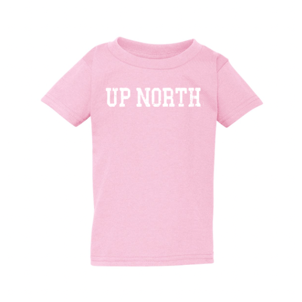 Up North Type - Toddler Tee - Pink