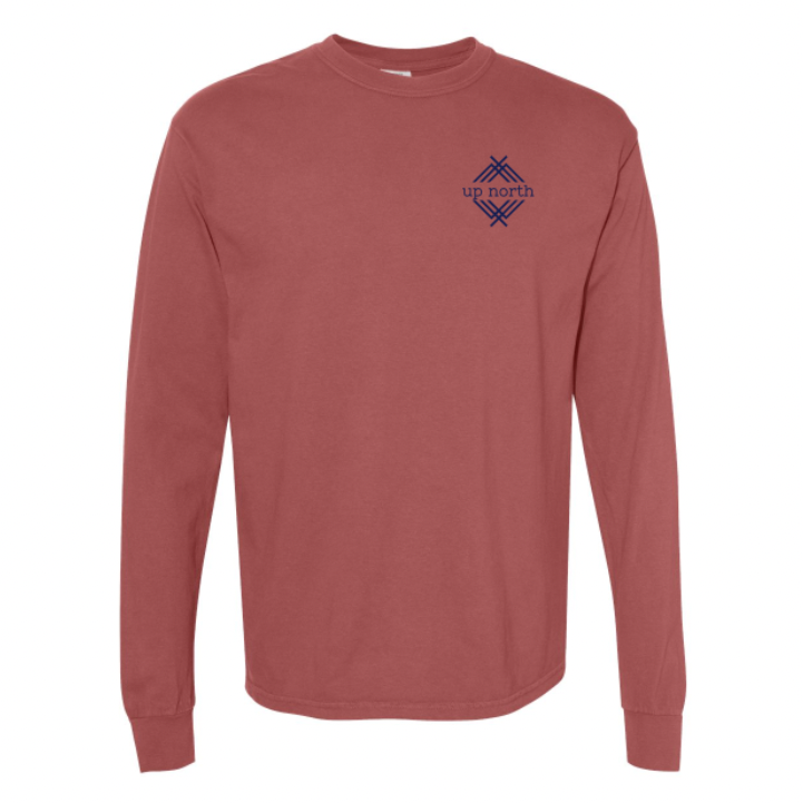 LOST On Purpose - Garment Dyed LS Tee - Brick