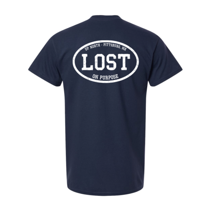 LOST On Purpose - SS Tee - Navy