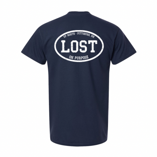 LOST On Purpose - SS Tee - Navy