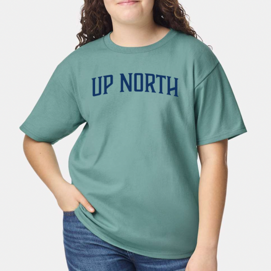YOUTH Modern Arched Tee - Washed Aqua