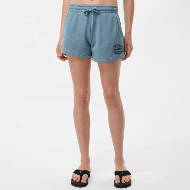 Circle Logo Ladies Short - Slate Blue