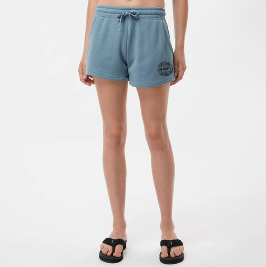 Circle Logo Ladies Short - Slate Blue