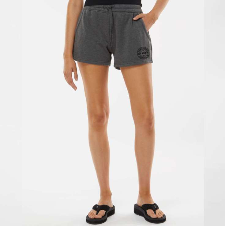 Circle Logo Ladies Short - Dark Grey Heather