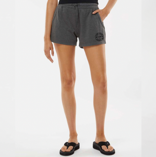 Circle Logo Ladies Short - Dark Grey Heather