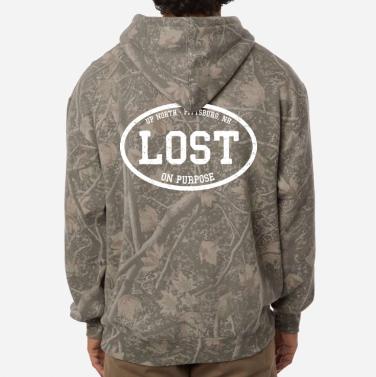Lost on Purpose Hoodie - Deadwood Camo