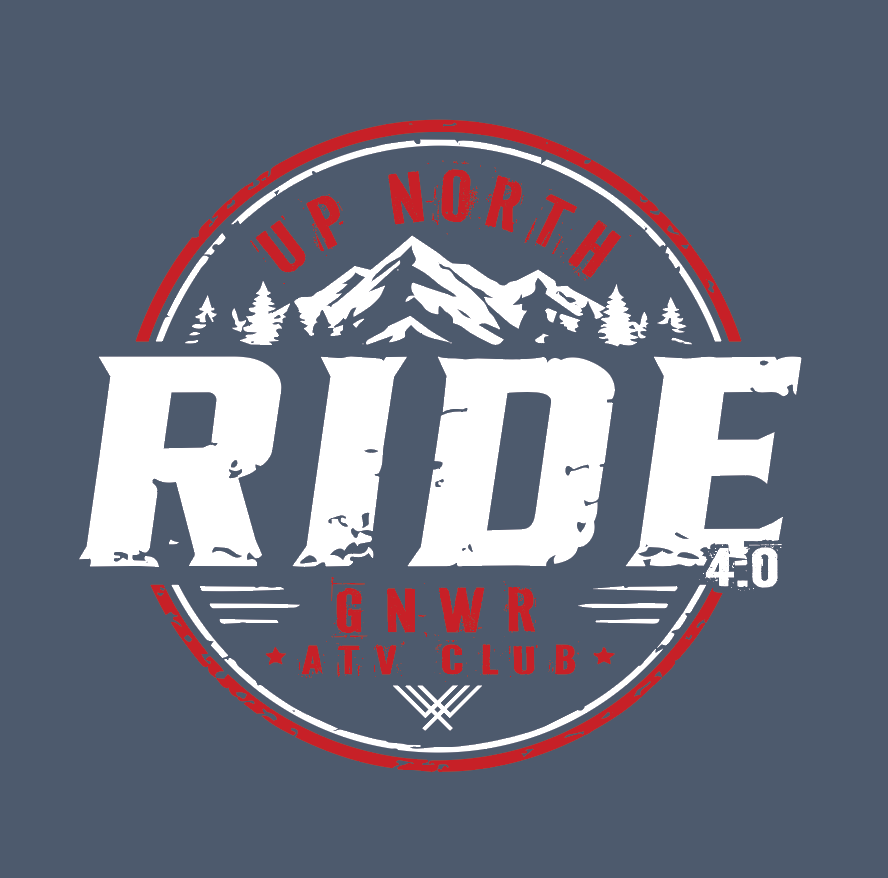 RIDE 4.0 Fundraiser Ladies V-Neck Tee - Slate Blue