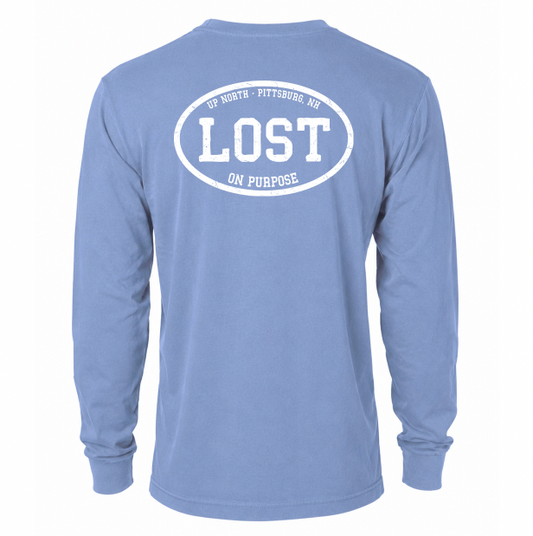 LOST On Purpose LS Tee - Washed Blue