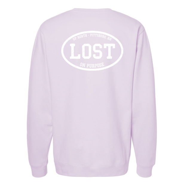 LOST On Purpose Crewneck – Lavender