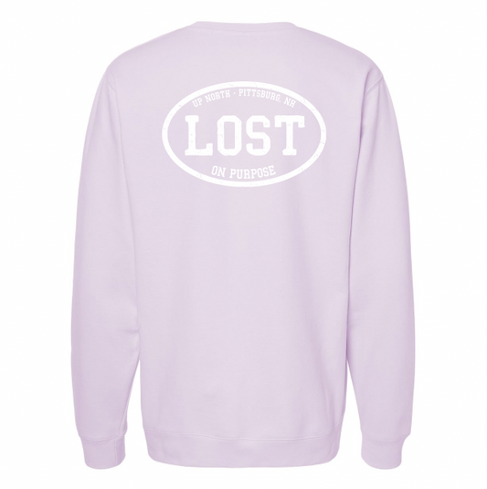 LOST On Purpose Crewneck – Lavender